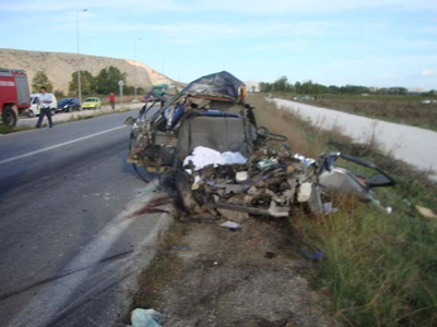 Πολύνεκρο τροχαίο δυστύχημα στα Τρίκαλα